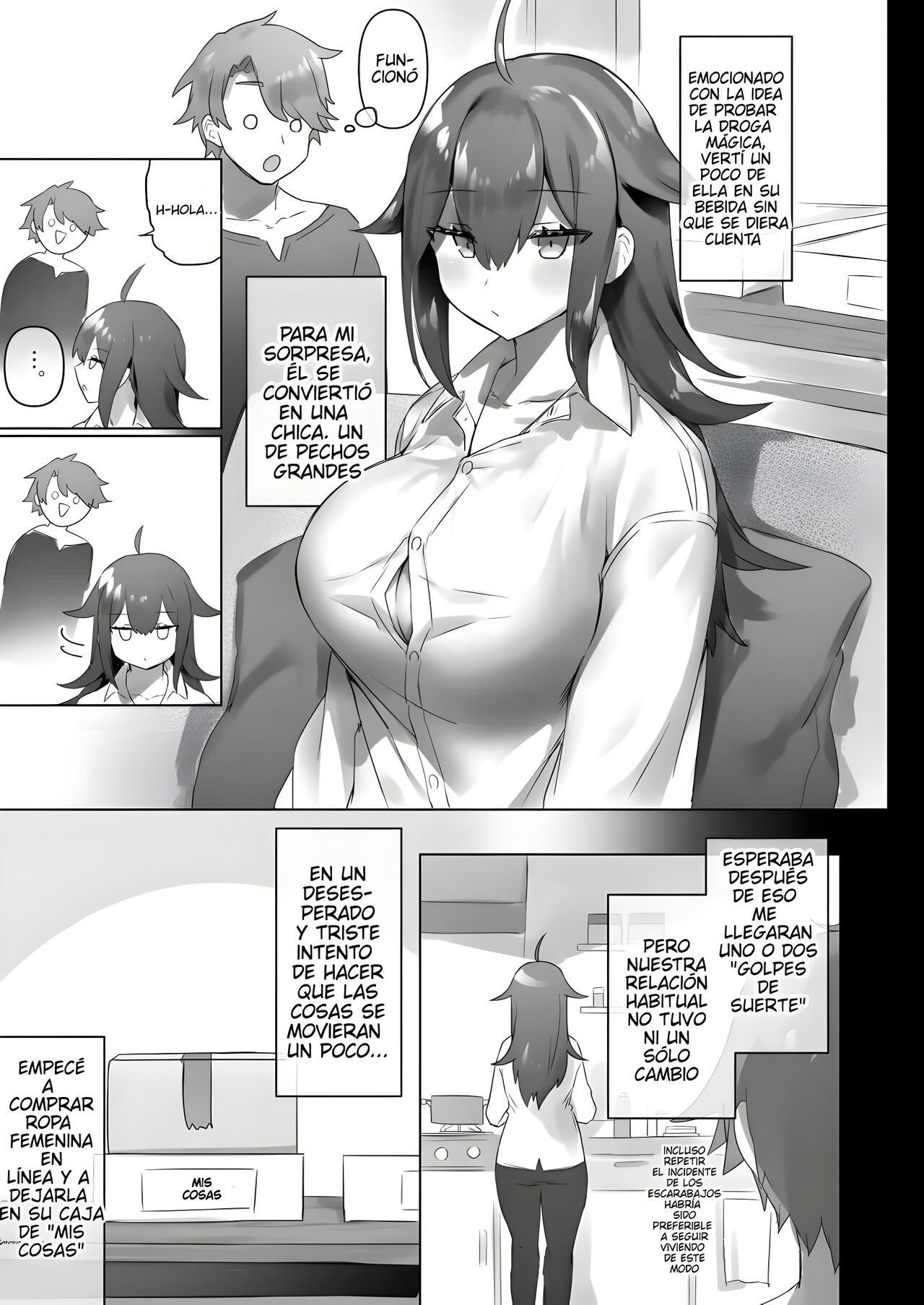 Jotaika shita Mama Machigaete Danshi Toile ni Haittara Hentai ni Tsukamatte Sex-chuu ni Hounyou suru no ga Suki ni Naru TS-ko no | Chico convertido en chica que entra por error en un baño de hombres termina violado page 4 full