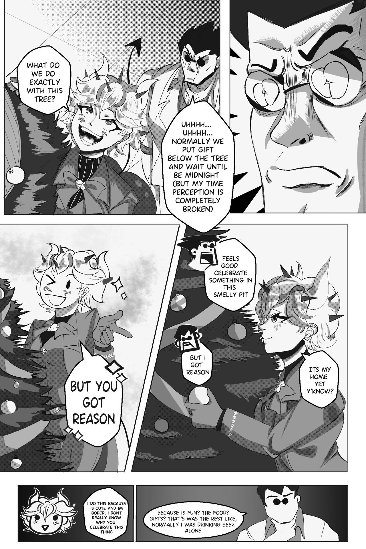 Merry Christmas Helltaker page 6 full