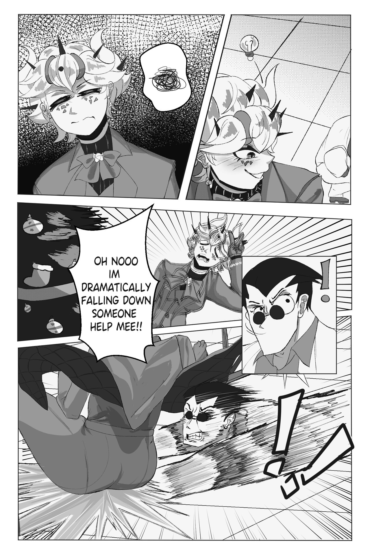 Merry Christmas Helltaker page 8 full
