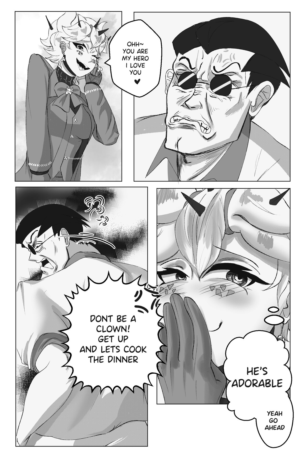 Merry Christmas Helltaker page 9 full